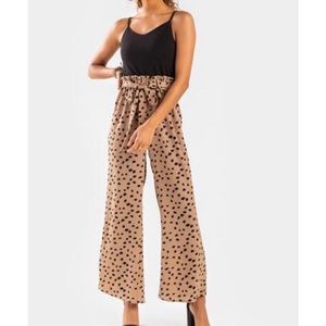 Baldwin Spotted Paperbag Jumpsuit